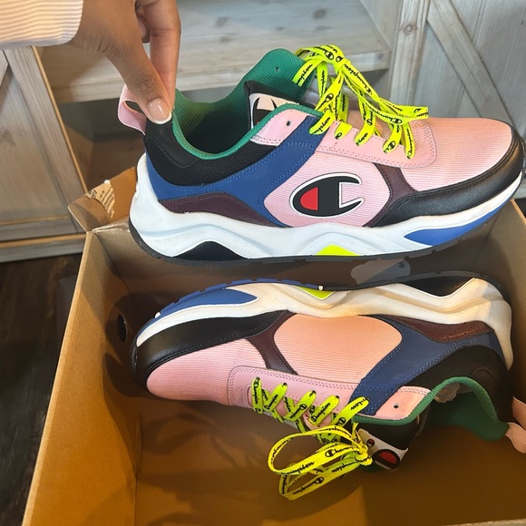 Champion Shoes - Champion Pink and Blue Sneakers Modern Comfort